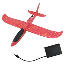 Load image into Gallery viewer, Electric hand throwing Foam Planes DIY Kids Toys Flying Glider Aeroplane Model Party Fillers Flying Glider Plane Toys For Kids