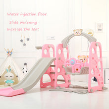 Load image into Gallery viewer, Baby Slide Swing Chair Combination Shoot Basketball Hoop Playground Toy Children Learning Story Play Set Water Flooding Board