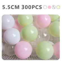 Load image into Gallery viewer, 300 Pcs/Lot Eco-Friendly Plastic Balls Colorful Ball Soft Kid Ball Pit Toy Outdoor Ball Water Pool Ocean Wave Ball Dia 5.5/7 cm