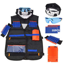 Load image into Gallery viewer, 6pcs Nerf Gun Toy Children Tactical Nerf Gun Toy Childreun Accessories Waistcoat Ammo Holder Pistol Nerf Bullets Toy Clip Darts
