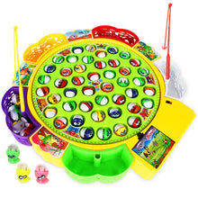 Load image into Gallery viewer, Classical Fishing Toys Set for Kids Educational Toys with Music Electric Rotating Fishing Game Funny Sports for Birthday Gift
