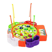 Load image into Gallery viewer, Classical Fishing Toys Set for Kids Educational Toys with Music Electric Rotating Fishing Game Funny Sports for Birthday Gift
